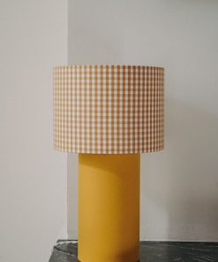 Alternative view of VICHY – Lampe à poser vichy jaune safran