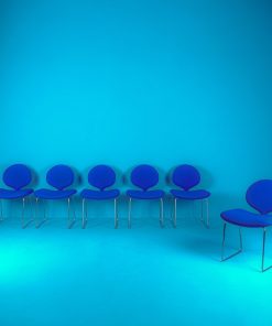 Alternative view of OLIVIER MOURGUE, SET 6 CHAISES DJINN, AIRBORNE ED., 1968