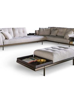 Alternative view of Canapé Maximilian – 340 L cm – Bouclette blanc